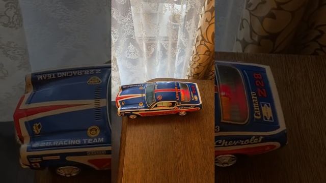 Chevrolet Camaro made in Japan by Taiyo 1970 жестяная электромеханическая игрушка смотреть онлайн