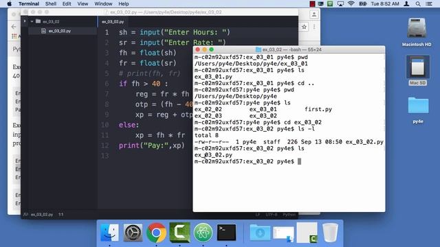 Programming for Everybody (Getting started with Python) -15 смотреть онлайн
