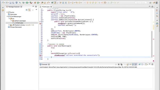 Java урок 51 настройка клиента для чата смотреть онлайн