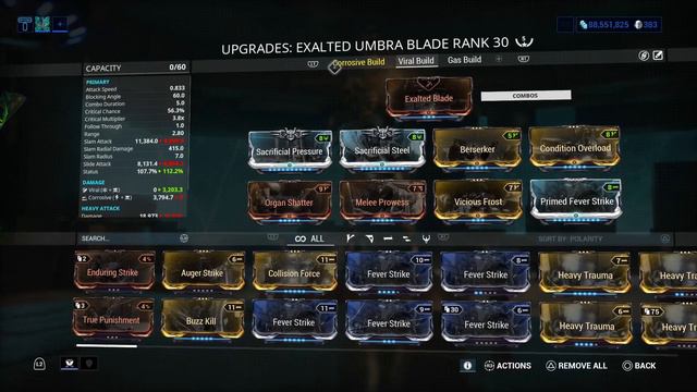 Warframe- Warcry Excalibur Umbra | The Ultimate Exalted Umbra Blade Build смотреть онлайн