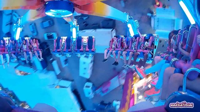 Rocket on ride (FAF atracciones) @ Feria fiestas Coslada 2016 смотреть онлайн