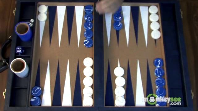 Backgammon Blitz Game Part 2 - Starting Rolls смотреть онлайн