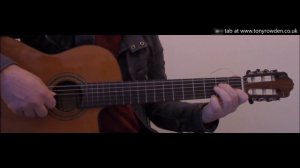 As Tears Go By - Rolling Stones fingerstyle guitar - link to TAB in description
