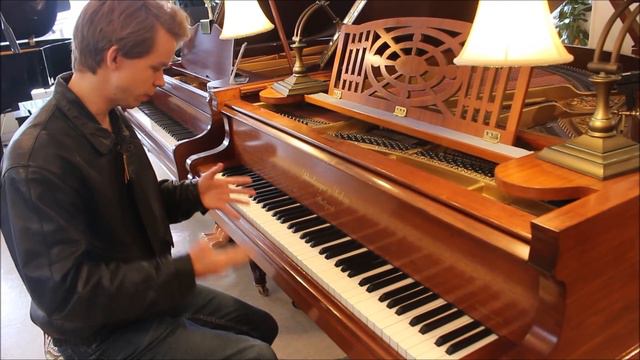 1907 Schiedmayer Grand Piano (one of only a few here in the states). смотреть онлайн