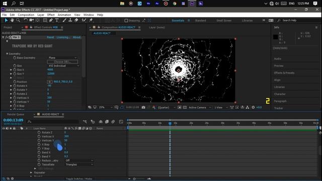 Audio React with Trapcode Mir - After Effects Tutorial смотреть онлайн