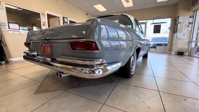 1966 Mercedes Benz W111 250 Coupe SE! Exterior Walk Around Video