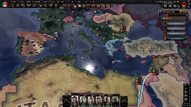 Hearts of Iron IV Безумный Безумец Бенито востанавливает римскую империю смотреть онлайн