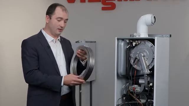 Обзор конденсационного газового котла Viessmann Vitodens 100 W смотреть онлайн