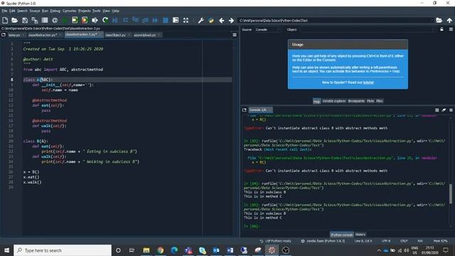 Python | Abstraction | Abstract Class | Abstract method | Object oriented Programming смотреть онлайн