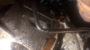 Замена кореного сальника w203/w211, Как снять коробку на мерседесе