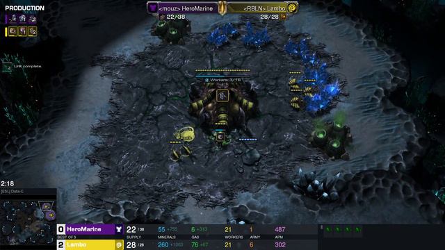 Starcraft II TSL 9 2022 Aug5 HeroMarine(T) v Lambo(Z) смотреть онлайн