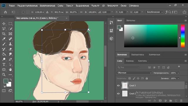 Relax speedpaint Photoshop (Part 1) with Chinese music смотреть онлайн