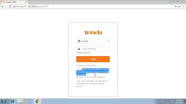 Tenda N301 Router login password Reset (Factory Default Setting) Tutorial смотреть онлайн