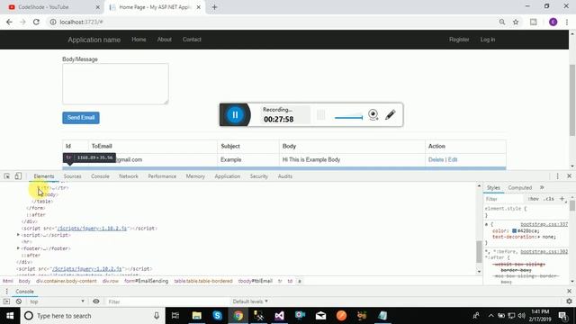 CRUD Operations In Asp.net MVC 5| Using Jquery Ajax смотреть онлайн