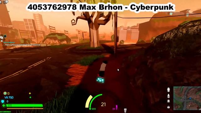 Max Brhon - Cyberpunk КОД на музыку в роблоксе roblox music codes смотреть онлайн