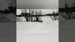 Обзор снегохода тайга варяг 550V по глубокому снегу