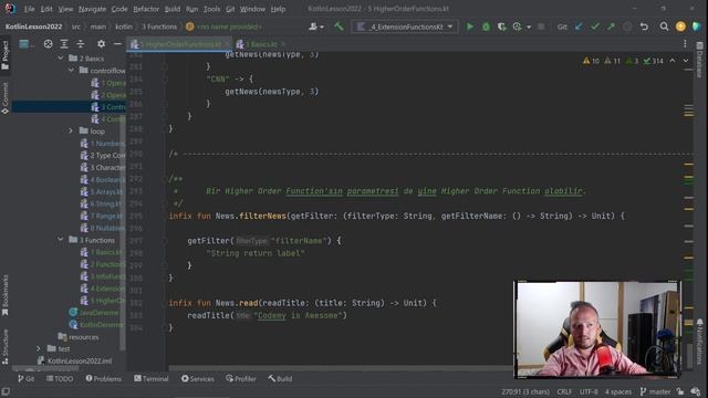Kekod Ders13 Kotlin ~ Functions Higher Order смотреть онлайн