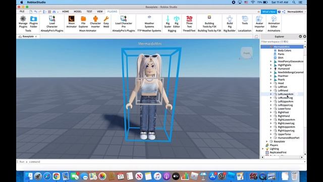 How to POSE your ROBLOX Character in Roblox Studio! // EASY! смотреть онлайн