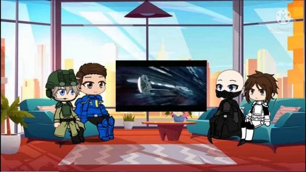 Реакция Warhammer 40k and Start war's gacha club