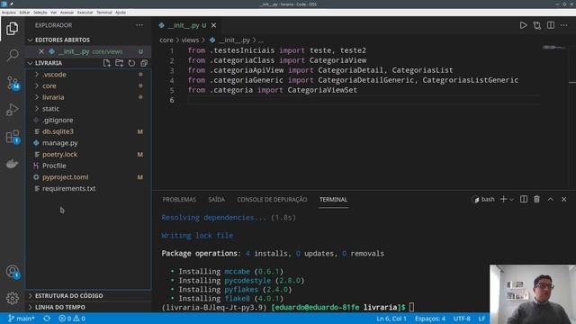[Django - DRF] - 25 - Configuração das bibliotecas Flake8 e Black no vscode смотреть онлайн