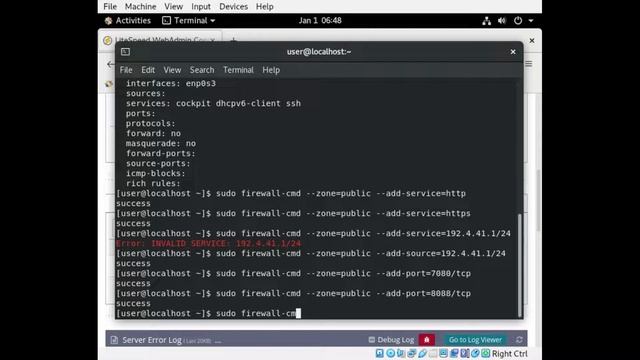 Firewall Configuration on CentOS Stream 8 | Build a Web Server Part 3 смотреть онлайн