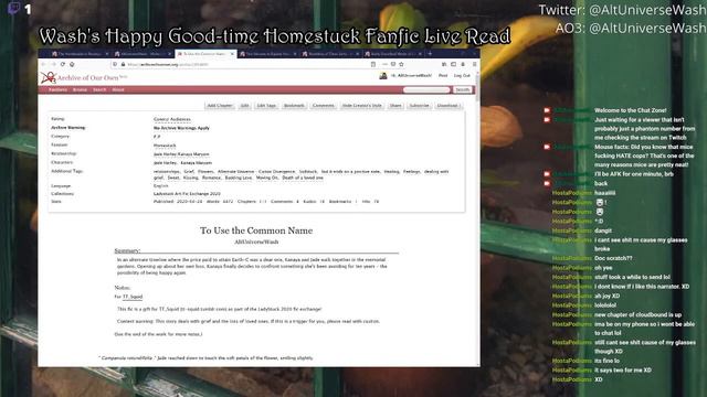 6-7-2020 Homestuck Fanfic Live Read смотреть онлайн