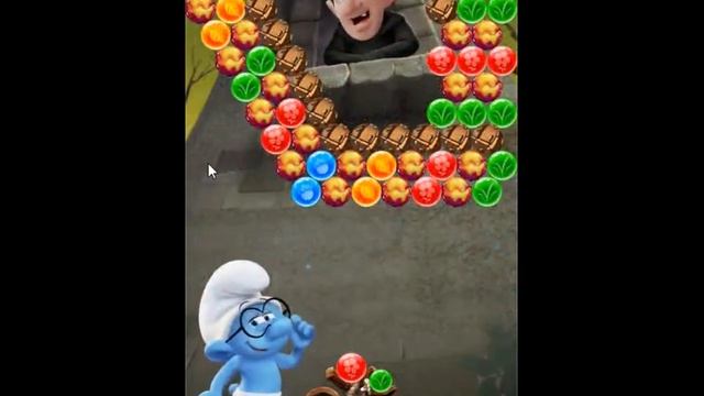 Smurfs Bubble Story Level 175 - NO BOOSTERS смотреть онлайн