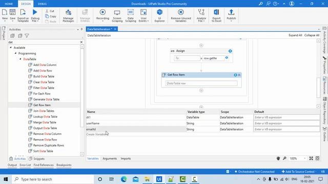 UiPath Tutorials - Iterate over datatable | datatable forEach loop смотреть онлайн
