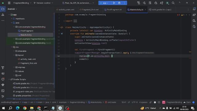 Android: Implement View Binding in Fragment in Kotlin смотреть онлайн