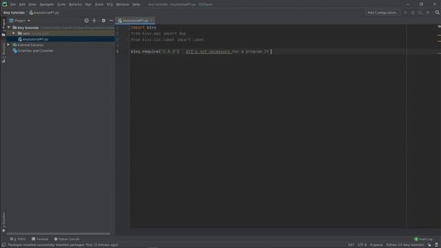 KIVY(PYTHON) Tutorial #1 USING LABEL widget смотреть онлайн