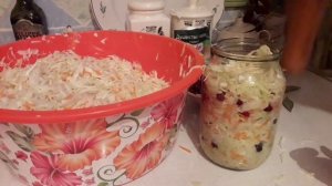 Квашеная капуста с клюквой! Хрустящая, сочная, аппетитная!