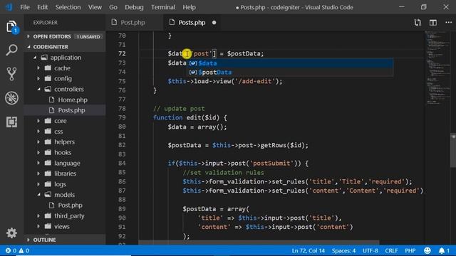 Codeigniter CRUD Application Demo | Minor Project With Bootstrap [2021] смотреть онлайн