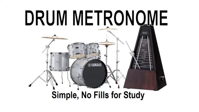 090 BPM Drum Metronome Simple, No Fills For Study смотреть онлайн