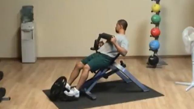 Body-Solid  GAB350 Semi-Recumbent Dual Ab Bench