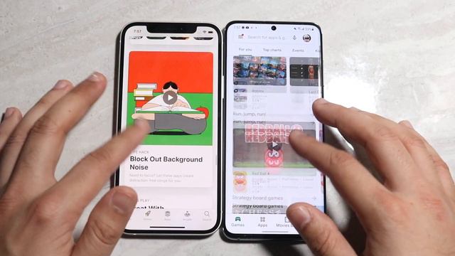IOS 14 Vs One UI 3!