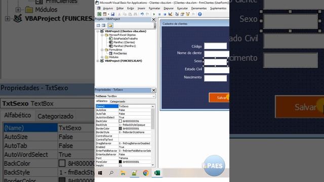 Validar um formulário e VBA com Excel. (#2) смотреть онлайн