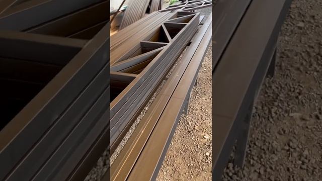 Подготавливаем комплект навеса к завтрашнему монтажу