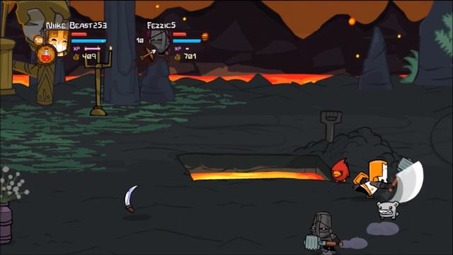 Castle Crashers Co-op Let's Play Episode 5 ~ I Really Do Hate Slimes!!! смотреть онлайн