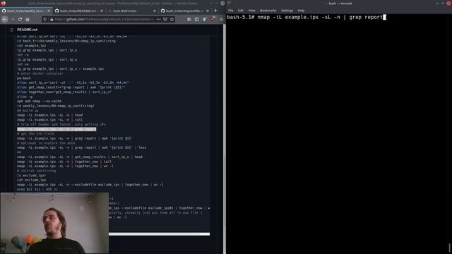 Bash Tricks 09: Nmap Sanitizing your IPs смотреть онлайн