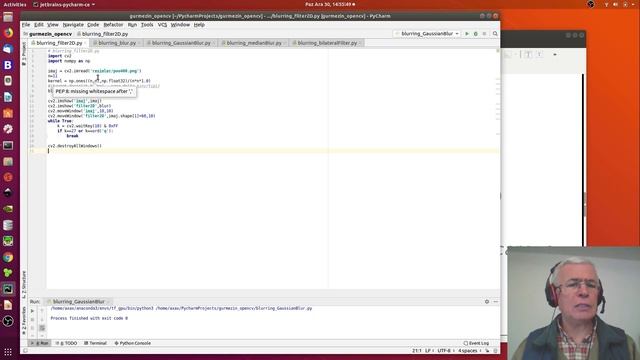 OpenCV ve Python ile Eğlenceli Projeler ve Oyunlar l Yumusatma #19 смотреть онлайн