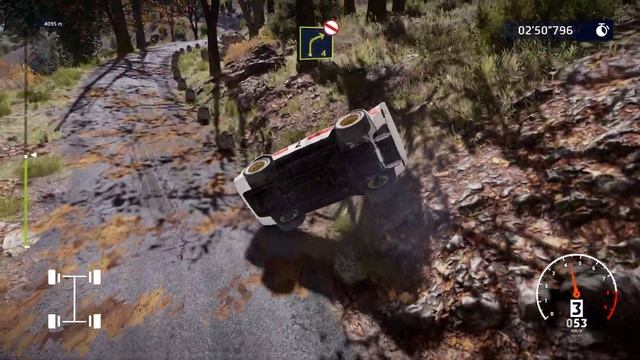 WRC 10 - Lancia Stratos - Car Show Speed Jump Crash Test . 4K 60fps. смотреть онлайн