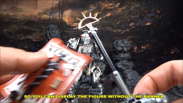 Joytoy Grey Knights Castellan Crowe Warhammer 40K 1/18 Action Figure Review And Unboxing - Perfect