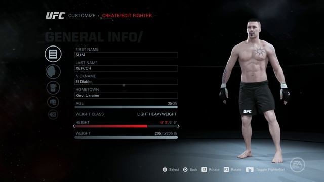 PS 4 UFC 2014 Career v2 0 Часть 1 Создание Бойца смотреть онлайн