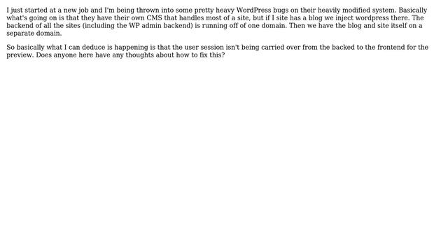 Wordpress: 404 when Previewing an unsaved draft смотреть онлайн