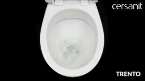 Обзор унитаза Cersanit Trento - смыв и омывание и тест на выплеск