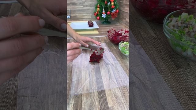 Закуска из сельди Клубничка смотреть онлайн