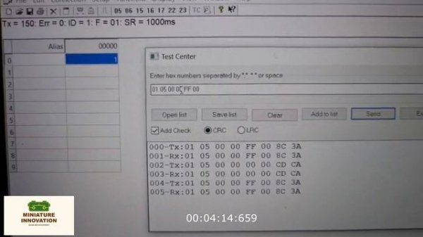 Modbus RTU 4CH relay module RS485/TTL UART 4CH IN 4CH OUT MODULE RELAY MODBUS: miniature innovatio