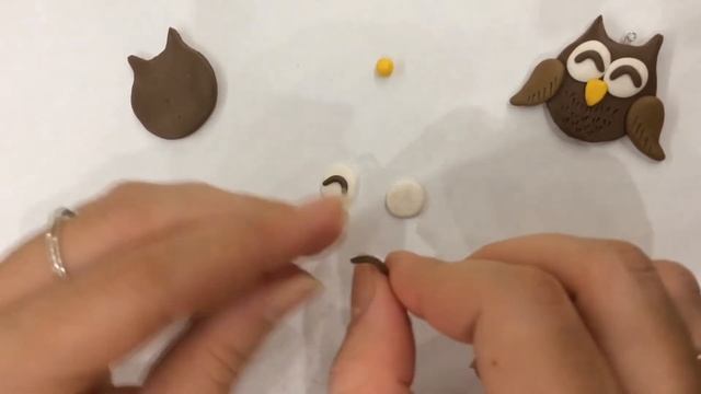 Серьги «Совушки» из полимерной глины для начинающих смотреть онлайн
