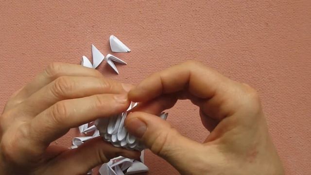 Модульное Оригами Лебедь. Легкая Поделка из Модулей смотреть онлайн