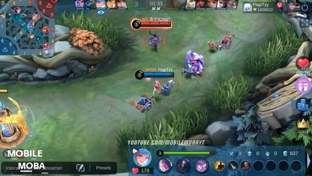 Unkillable FlapTzy Double Perfect Gameplay [ Top Global Cici ] AP Bren FlapTzy - Mobile Legends смотреть онлайн